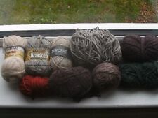 Yarn oddments brown for sale  ISLE OF BUTE