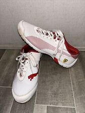 Para hombre 8 US PUMA Future Cat Super LT Tenis Ferrari Blanco Rojo 304668-02, usado segunda mano  Embacar hacia Mexico