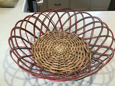 Wicker basket red for sale  Springfield