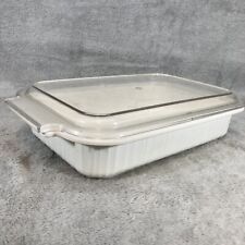 Rubbermaid Microwave Cookware 2 Qt Rectangular Dish & Lid - 7" X 11", used for sale  Sheridan