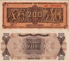 GRECIA - Greece 200.000.000 drachmas 1944 - FDS UNC, używany na sprzedaż  Wysyłka do Poland