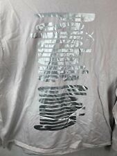 Camiseta masculina cinza prata 3XL assinatura vertical manga longa roupas psicóticas  comprar usado  Enviando para Brazil