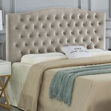 taupe tufted headboard for sale  Buffalo