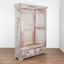 Blue painted armoire for sale  Round Top