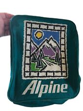 Vtg Alpine Duffle Gym Bag 80s 90s Nylon Mountain Woods Outdoor Hiking Men Women for sale  Shipping to South Africa