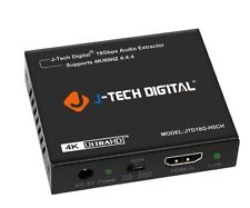 Extrator de áudio J-Tech Digital 4K 60HZ HDMI conversor SPDIF +3,5MM saída 18Gpbs, usado comprar usado  Enviando para Brazil