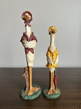 Vintage Jim Shore Set Of 2 Folk Art Pencil Ducks for sale  Shipping to South Africa