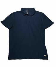 Polo Vuori Strato Tech azul marinho masculino médio elástico macio desempenho em excelente estado usado comprar usado  Enviando para Brazil