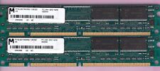Kit de memória 64MB 2x32MB PC-100 mícrons PC100 3.3V SDRAM 4Mx64 MT4LSDT464AG-10CB2 comprar usado  Enviando para Brazil