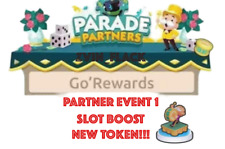 Monopoly Go! -Parade Partners Event - 1 slot - punkty 80k - FAST 48h - DIGITAL na sprzedaż  Wysyłka do Poland