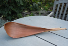 Large Dried Natural Coco Leaf Boat   80cm by 23cm for sale  Shipping to South Africa