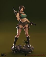 Estatueta colecionável pintada à mão impressa em 3D LARA CROFT Tomb Raider fan art comprar usado  Enviando para Brazil