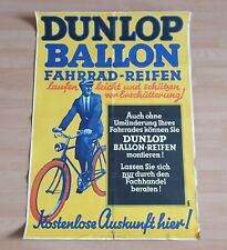 Plakat dunlop ballon gebraucht kaufen  Berlin