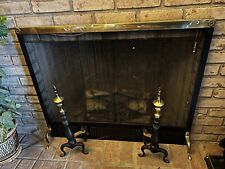 Antique fireplace screen for sale  Fenton