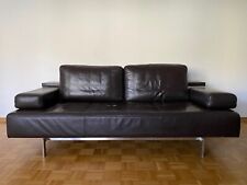 ROLF BENZ DONO Couch Sofa Dreisitzer Leder dunkelbraun Auszug gebraucht kaufen  Feldafing