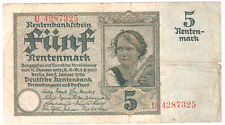Rentenmark 1926 deutsches gebraucht kaufen  Deutschland