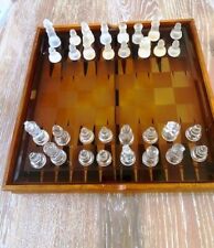 Jeu échecs verre d'occasion  Carvin