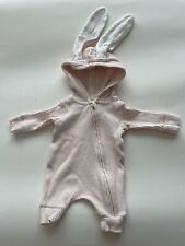 Used, Mamas And Papas Bunny Ears Romper Sleepsuit Newborn  Rrp£19 for sale  LONDON