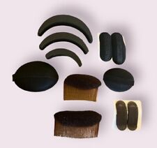 11 Pieces Sponge Volume Hair Bases Set Bump it Up Inserts Combs Clips for sale  Shipping to South Africa