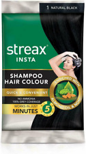 Streax Shampoo Hair Color, works in just 5 minutes, Pack of 10| Select Color  til salgs  Frakt til Norway