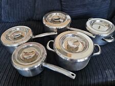 Aga saucepan set for sale  ASHFORD