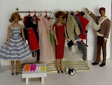 Usado, Lote Vintage Barbie Anos 1960 - Barbie/Midge/Allan/Roupas/Acessórios Originais Bom! comprar usado  Enviando para Brazil