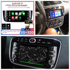 Usado, Rádio estéreo para carro 6,2" Android 11 GPS navegação WiFi RDS para Fiat Punto Linea Carplay comprar usado  Enviando para Brazil