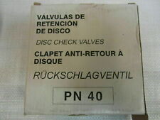 Válvula de retención de disco DN50 Valmont VR-316 PN40 inoxidable segunda mano  Castellar-Oliveral