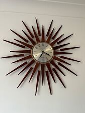 sunburst clock seth thomas for sale  ANDOVER
