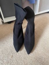 Black boot stiletto for sale  HEANOR