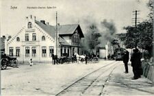 POSTK GREETING FROM SYKE DIEPHOLZ SMALL RAILWAY STATION RAILWAY + TRACK HOTEL HANSA HOUSE, used for sale  Shipping to South Africa