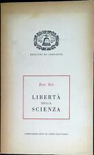 Libertà della scienza usato  Italia