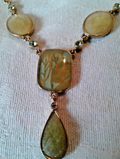 Unusual necklace green for sale  UK