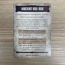 Necromunda Tactics Game Card Warhammer 40,000 Speed Rules White Dwarf Promotion, used for sale  Shipping to South Africa