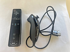 Mando Wiimote Oficial Nintendo OEM Wii Negro + Nunchuck - Usado, usado segunda mano  Embacar hacia Argentina