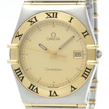Relógio masculino de quartzo polido OMEGA Constellation aço ouro 18K 396.1070 BF571219 comprar usado  Enviando para Brazil