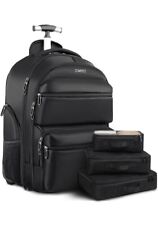 Mochila ZOMFELT Rolling Backpack 17,3 polegadas para laptop com rodas preta de viagem comprar usado  Enviando para Brazil