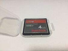 Tarjeta de memoria CompactFlash SanDisk Ultra CF 30 MB/S de 4 GB segunda mano  Embacar hacia Argentina