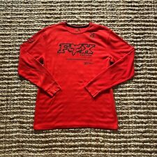 Used, Fox Racing Shirt Mens XL Red Thermal Fox Tech Waffle Knit Motorcross Dirt Bike for sale  Shipping to South Africa