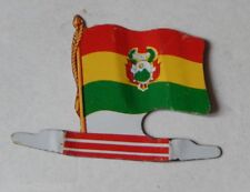 Plaque drapeau bolivie d'occasion  Ham