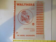 Manual de referencia y catálogo de Walthers 1957 segunda mano  Embacar hacia Mexico