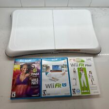 Wii Fit Balance Board, Wii Fit Plus, Wii Fit U, Zumba Fitness World Party Probado segunda mano  Embacar hacia Mexico