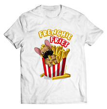 Camiseta French Bull Dog French Fries - Camisa engraçada, presente Frenchie, arte para cachorro comprar usado  Enviando para Brazil