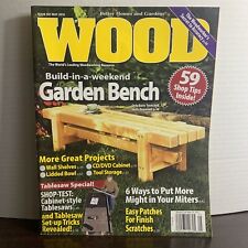 Banco de jardín de fin de semana Wood Magazine mayo 2010 y más grandes proyectos segunda mano  Embacar hacia Mexico