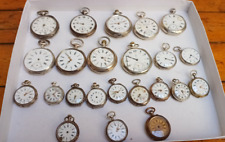 Używany, LOTTO OROLOGI DA TASCA SOLID SILVER LOT POCKET WATCH MONTRE A GOUSSET ARG MASSIF na sprzedaż  Wysyłka do Poland