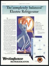 Usado, 1931 Rockwell Kent mujer relámpago arte Westinghouse refrigerador anuncio impreso segunda mano  Embacar hacia Argentina