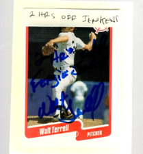 Autografado Walt Terrell Two HR's off Fergie Jenkens adicionado Yankees Fleer 1990 comprar usado  Enviando para Brazil