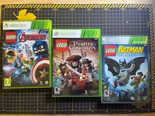 Lote 3 Xbox 360 Lego Batman The Video Game Pirates Of Caribbean Marvel Avengers comprar usado  Enviando para Brazil