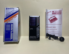 Usado, RARA RADIO DE BOLSILLO SANYO CON ENERGÍA SOLAR AM/FM RP-AMT2 HECHA EN JAPÓN segunda mano  Embacar hacia Argentina