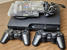 Playstation 3 Console Bundle PS3 Slim CECH-3001B 320GB w Games, Controllers EUC! for sale  Shipping to South Africa